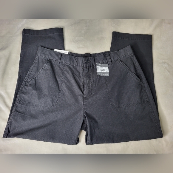 Eddie Bauer Ripstop Adventure Ankle Pants. 14P Carbon - Picture 8 of 14